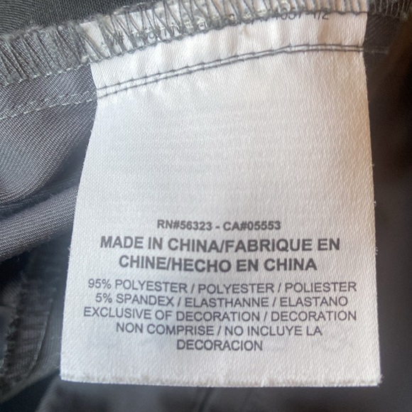 Men’s Nike Golf gray stretchy dri fit 5 pocket design pants size 36 x 30 - Picture 8 of 8